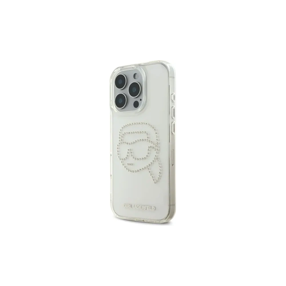 Hurtownia GSM - Etui Karl Lagerfeld KLHCP16XHKHDCELT Apple iPhone 16 Pro Max hardcase IML Rhinestones Karl Head przezroczysty/transparent - KLD21850 - {ean13} - Hurt