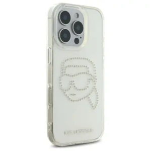 Hurtownia GSM - Karl Lagerfeld KLHCP16XHKHDCELT Apple iPhone 16 Pro Max hardcase IML Rhinestones Karl Head transparent - KLD21850 - {ean13} - Hurt