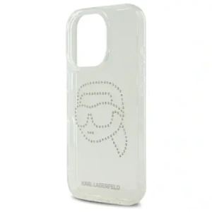 Hurtownia GSM - Karl Lagerfeld KLHCP16XHKHDCELT Apple iPhone 16 Pro Max hardcase IML Rhinestones Karl Head transparent - KLD21850 - {ean13} - Hurt