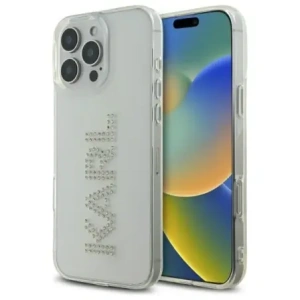 Hurtownia GSM - Karl Lagerfeld KLHCP16XHKLSTDCT Apple iPhone 16 Pro Max hardcase IML Rhinestones Logo transparent - KLD21851 - {ean13} - Hurt