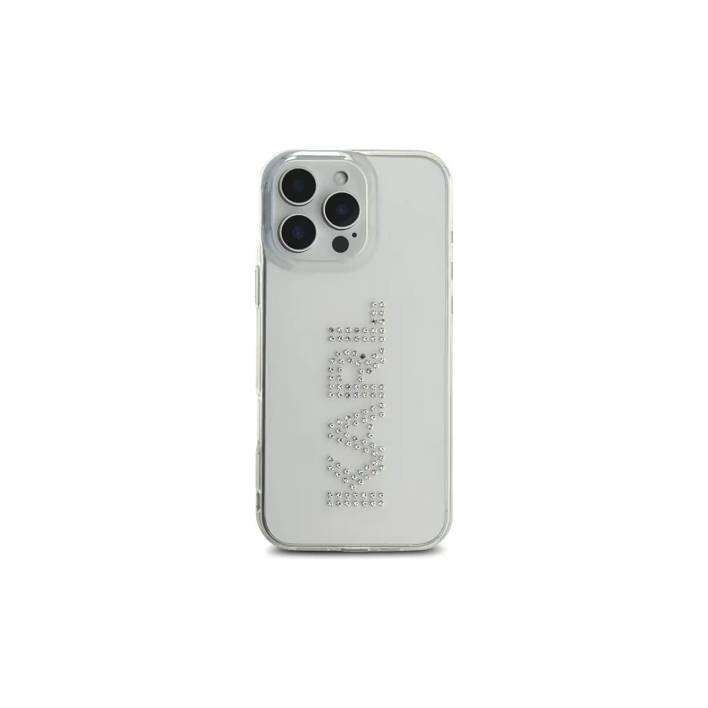 Hurtownia GSM - Karl Lagerfeld KLHCP16XHKLSTDCT Apple iPhone 16 Pro Max hardcase IML Rhinestones Logo transparent - KLD21851 - {ean13} - Hurt