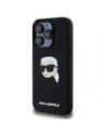 Hurtownia GSM - Karl Lagerfeld KLHMP15XSKHPPLK Apple iPhone 15 Pro Max hardcase Silicone cu imprimeu Karl Head MagSafe negru - KLD21852 - {ean13} - Hurt