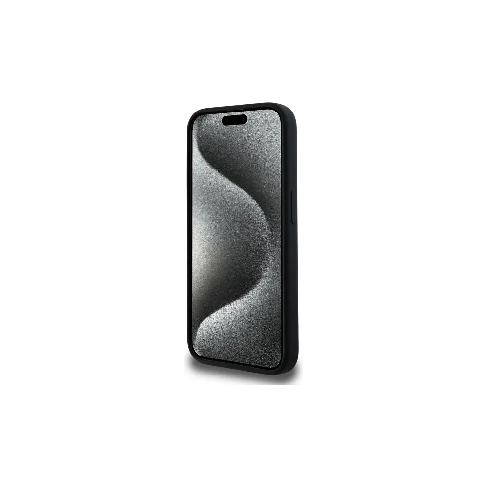 Wholesale Karl Lagerfeld KLHMP15XSKHPPLK Apple iPhone 15 Pro Max hardcase Silicone Karl Head Print MagSafe black - KLD21852 - {ean13} - Hurt