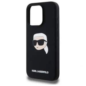 Hurtownia GSM - Karl Lagerfeld KLHMP15XSKHPPLK Apple iPhone 15 Pro Max Hartschale Silikon Karl Kopf Druck MagSafe schwarz - KLD21852 - {ean13} - Hurt