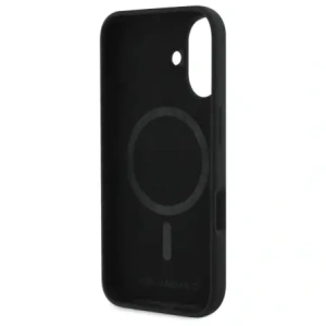 Hurtownia GSM - Karl Lagerfeld KLHMP16SSKCHTCK Apple iPhone 16 husă rigidă din silicon Karl&Choupette Heads MagSafe neagră - KLD21853 - {ean13} - Hurt