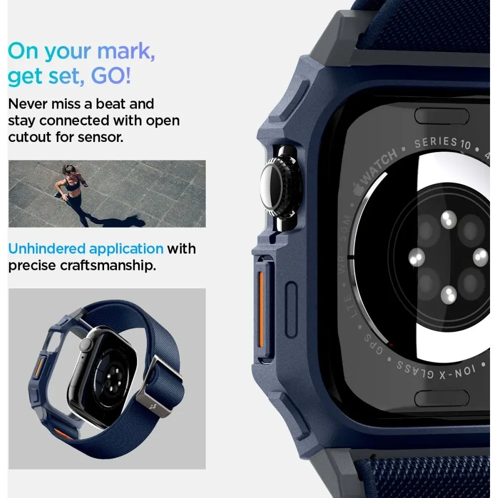 Hurtownia GSM - Spigen Lite Fit Pro Apple Watch 10 46mm Tengerészkék - SPN16583 - {ean13} - Hurt