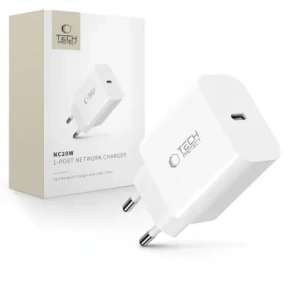 Wholesale Tech-Protect NC20W 1-port USB-C Network Charger PD20W White - THP3681 - {ean13} - Hurt