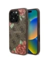 Guess GUHMP16LP4ROPEMCW Apple iPhone 16 Pro Hartschale 4G Blumenprint MagSafe braun