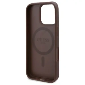 Hurtownia GSM - Etui Guess GUHMP16LP4ROPEMCW Apple iPhone 16 Pro hardcase 4G Flowers Print MagSafe hnědý/brown - GUE4217 - {ean13} - Hurt