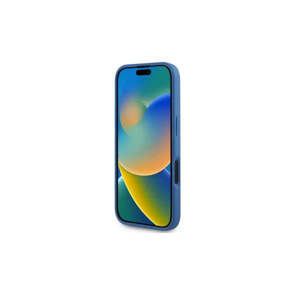 Hurtownia GSM - Guess GUHMP16SP4ROPEMCB Apple iPhone 16 kemény tok 4G Virágmintás MagSafe kék - GUE4218 - {ean13} - Hurt