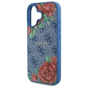 Hurtownia GSM - Etui Guess GUHMP16SP4ROPEMCB Apple iPhone 16 hardcase 4G Flowers Print MagSafe modrý/blue - GUE4218 - {ean13} - Hurt