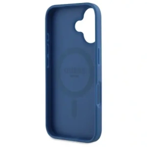 Wholesale Guess GUHMP16SP4ROPEMCB Apple iPhone 16 hardcase 4G Flowers Print MagSafe blue - GUE4218 - {ean13} - Hurt