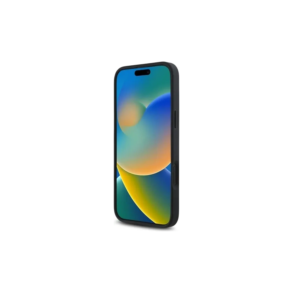 Hurtownia GSM - Guess GUHMP16SP4ROPEMCK Apple iPhone 16 hardcase 4G Flori Imprimare MagSafe negru - GUE4219 - {ean13} - Hurt