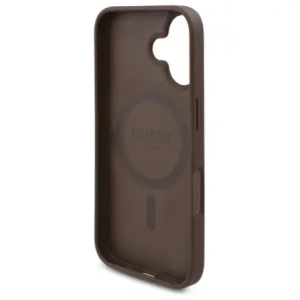 Wholesale Guess GUHMP16SP4ROPEMCW Apple iPhone 16 hardcase 4G Flowers Print MagSafe brown - GUE4221 - {ean13} - Hurt