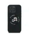 Wholesale Karl Lagerfeld KLHMP16XSKCHTCK Apple iPhone 16 Pro Max hardcase Silicone Karl&Choupette Heads MagSafe black - KLD21854 - {ean13} - Hurt