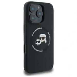 Hurtownia GSM - Karl Lagerfeld KLHMP16XSKCHTCK Apple iPhone 16 Pro Max carcasă din silicon Karl&Choupette Heads MagSafe neagră - KLD21854 - {ean13} - Hurt