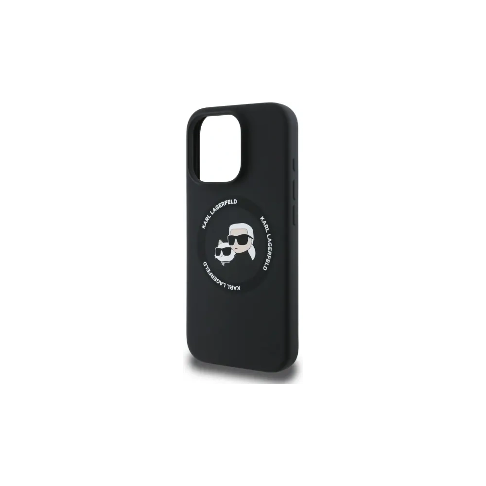 Hurtownia GSM - Karl Lagerfeld KLHMP16XSKCHTCK Apple iPhone 16 Pro Max carcasă din silicon Karl&Choupette Heads MagSafe neagră - KLD21854 - {ean13} - Hurt