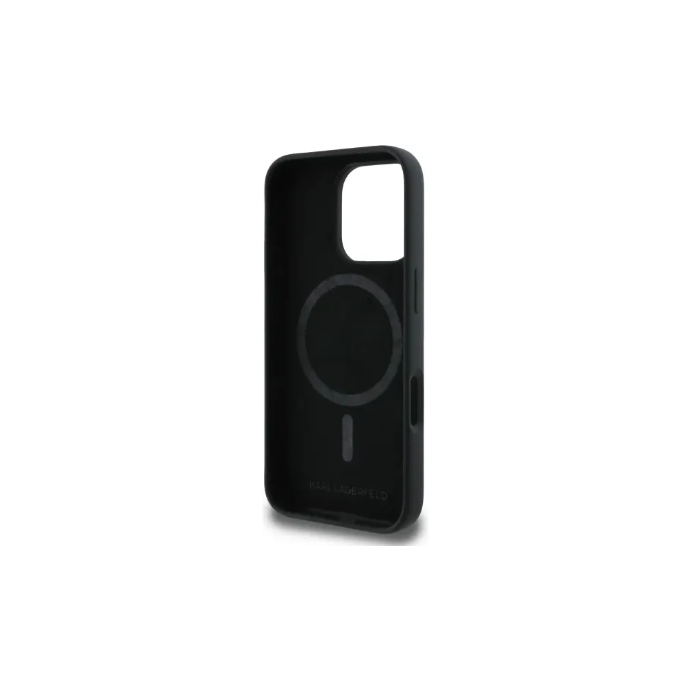 Hurtownia GSM - Karl Lagerfeld KLHMP16XSKCHTCK Apple iPhone 16 Pro Max carcasă din silicon Karl&Choupette Heads MagSafe neagră - KLD21854 - {ean13} - Hurt