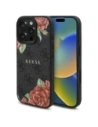 Guess GUHMP16XP4ROPEMCK Apple iPhone 16 Pro Max husă rigida 4G Flori Imprimare MagSafe neagră