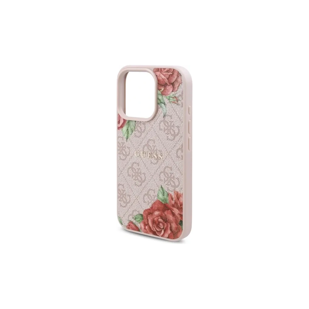 Hurtownia GSM - Guess GUHMP16XP4ROPEMCP Apple iPhone 16 Pro Max keménytok 4G Virágmintás MagSafe rózsaszín - GUE4223 - {ean13} - Hurt