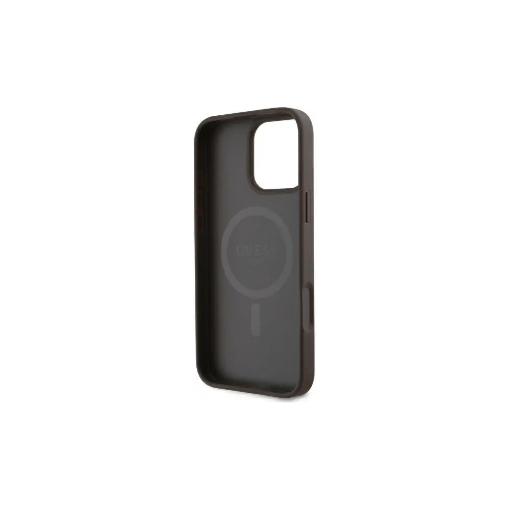 Hurtownia GSM - Guess GUHMP16XP4SM4MW Apple iPhone 16 Pro Max husă dură 4G Small Classic MagSafe maro - GUE4225 - {ean13} - Hurt