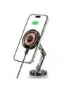 Hurtownia GSM - Upevnění do auta na kokpit s nabíječkou + plechové destičky Tech-Protect MM15W-V8 Magnetic MagSafe Dashboard Car Mount Wireless Charger 15W Černá - THP3682 - {ean13} - Hurt