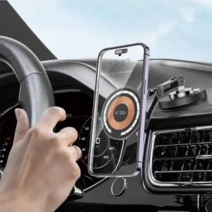 Wholesale Tech-Protect MM15W-V8 Magnetic MagSafe Dashboard Car Mount Wireless Charger 15W Black - THP3682 - {ean13} - Hurt