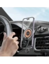 Hurtownia GSM - Upevnění do auta na kokpit s nabíječkou + plechové destičky Tech-Protect MM15W-V8 Magnetic MagSafe Dashboard Car Mount Wireless Charger 15W Černá - THP3682 - {ean13} - Hurt