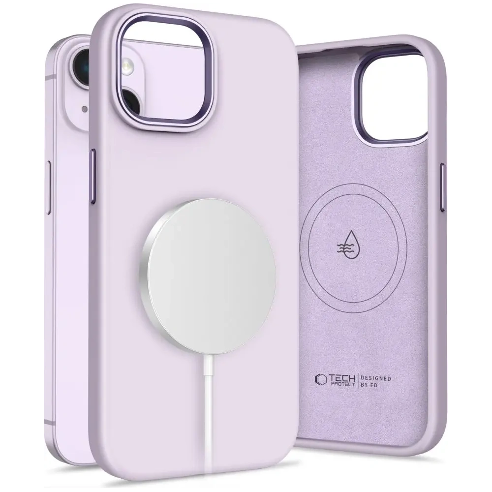 Hurtownia GSM - Etui Tech-Protect Silicone Pure MagSafe Apple iPhone 14 Mauve - THP3683 - {ean13} - Hurt