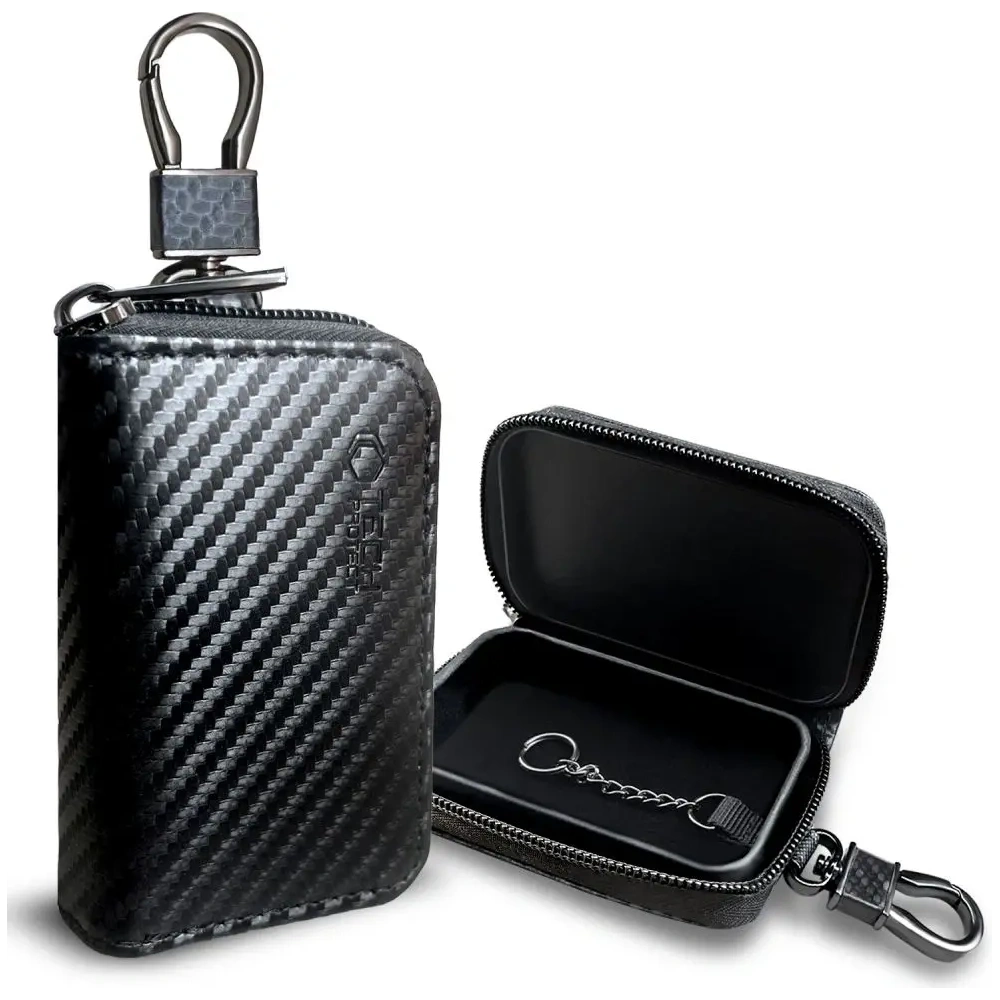 Wholesale Tech-Protect KLR300 faraday cage Pouch Keyless RFID Signal Blocker Case Carbon - THP3684 - {ean13} - Hurt