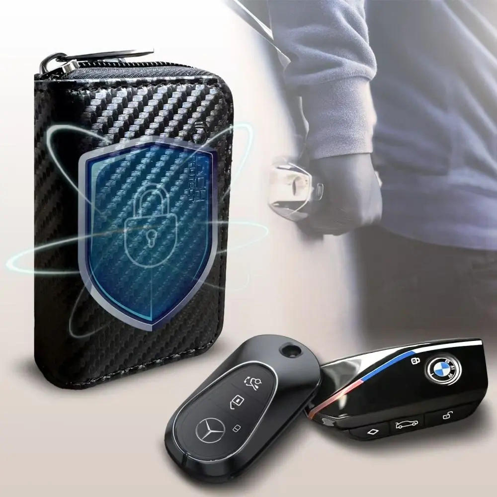 Wholesale Tech-Protect KLR300 faraday cage Pouch Keyless RFID Signal Blocker Case Carbon - THP3684 - {ean13} - Hurt