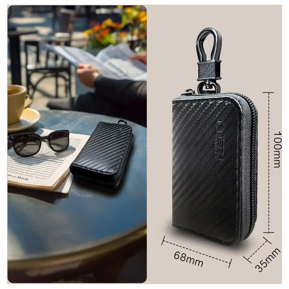 Wholesale Tech-Protect KLR300 faraday cage Pouch Keyless RFID Signal Blocker Case Carbon - THP3684 - {ean13} - Hurt