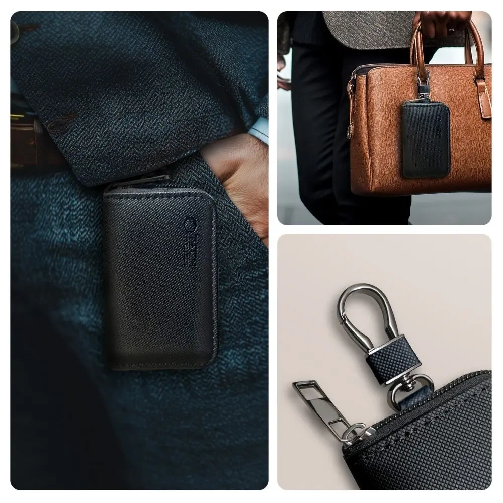 Hurtownia GSM - Tech-Protect Pouch KLR300 carcasă Faraday pentru blocarea semnalului RFID fără cheie Negru - THP3685 - {ean13} - Hurt