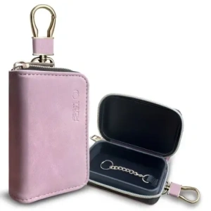 Wholesale Tech-Protect KLR300 faraday cage Pouch Keyless RFID Signal Blocker Case Baby Pink - THP3686 - {ean13} - Hurt