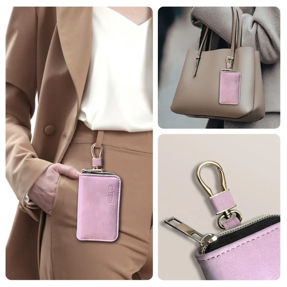 Hurtownia GSM - Tech-Protect KLR300 Faradayschutztasche Schlüssel los RFID Signalblocker Hülle Baby Pink - THP3686 - {ean13} - Hurt
