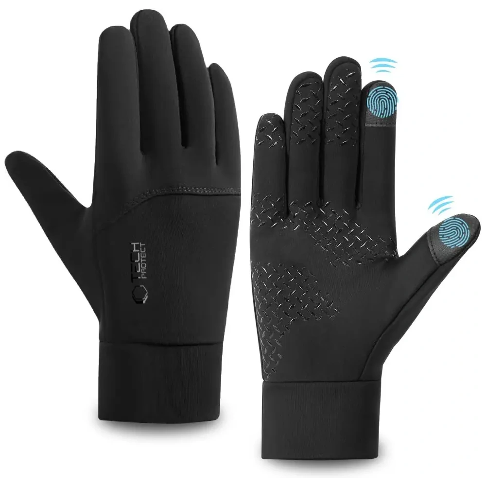 Hurtownia GSM - Rukavice Tech-Protect WG01 Zimní dotykové rukavice L Černé - THP3690 - {ean13} - Hurt