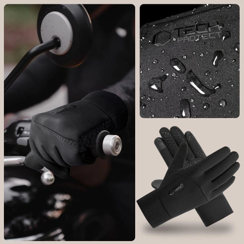 Rękawiczki Tech-Protect WG01 Winter Touchscreen Gloves L Black