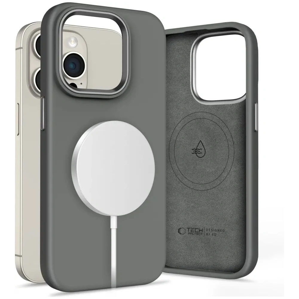 Wholesale Tech-Protect Silicone Pure MagSafe Apple iPhone 15 Pro Max Clay - THP3693 - {ean13} - Hurt