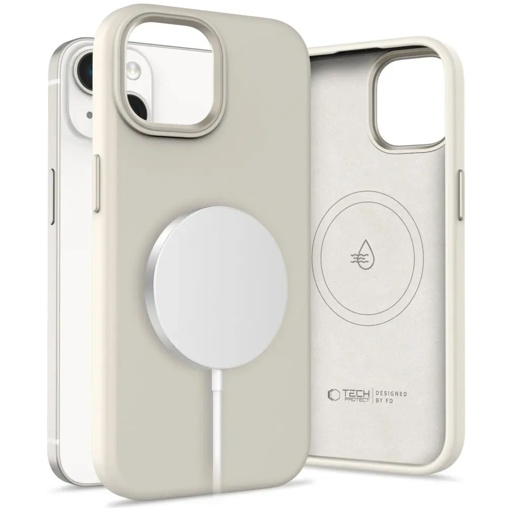 Wholesale Tech-Protect Silicone Pure MagSafe Apple iPhone 14 Cosmic Latte - THP3694 - {ean13} - Hurt