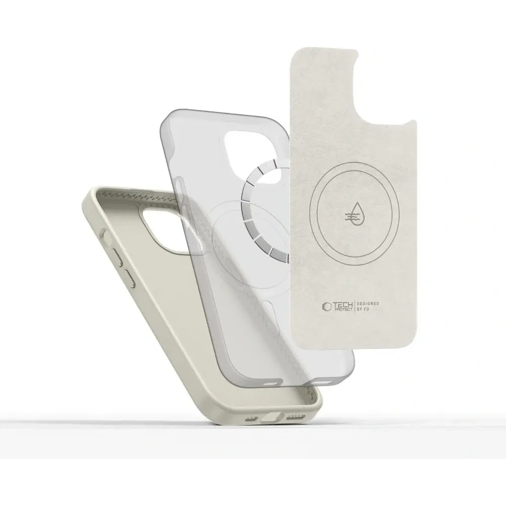 Wholesale Tech-Protect Silicone Pure MagSafe Apple iPhone 14 Cosmic Latte - THP3694 - {ean13} - Hurt