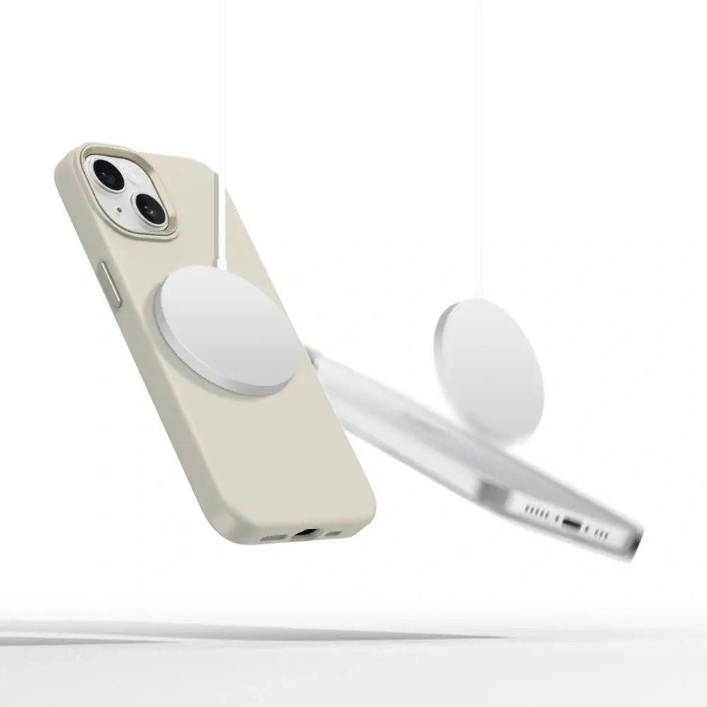 Wholesale Tech-Protect Silicone Pure MagSafe Apple iPhone 14 Cosmic Latte - THP3694 - {ean13} - Hurt