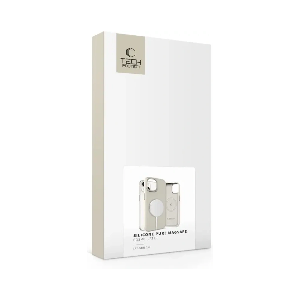 Wholesale Tech-Protect Silicone Pure MagSafe Apple iPhone 14 Cosmic Latte - THP3694 - {ean13} - Hurt