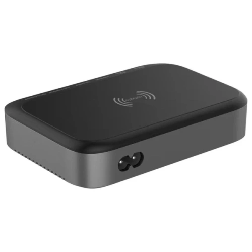 Stacja ładująca 7w1 4smarts 100W z ładowaniem bezprzewodowym czarno-szary/black-grey