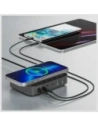 Wholesale 4smarts 7-in-1 charging station 100W with wireless charging black-grey - 4SMR63 - {ean13} - Hurt