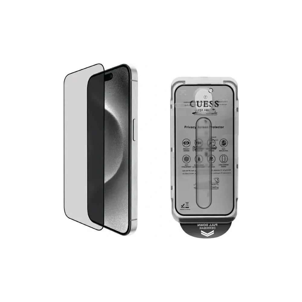 Hurtownia GSM - Guess GUTGP16XBOKGCIP Apple iPhone 16 Pro Max Protector de ecran pentru confidențialitate 2.5D Outline - GUE4230 - {ean13} - Hurt