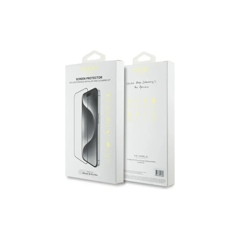 Hurtownia GSM - Guess GUTGP16XBOKGCIT Apple iPhone 16 Pro Max Protector de ecran 2.5D Outline - GUE4231 - {ean13} - Hurt