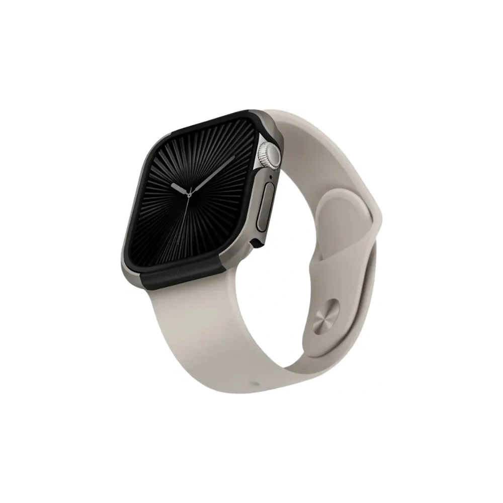 Wholesale UNIQ Valencia Apple Watch Series 46mm titanium silver - UNIQ1402 - {ean13} - Hurt