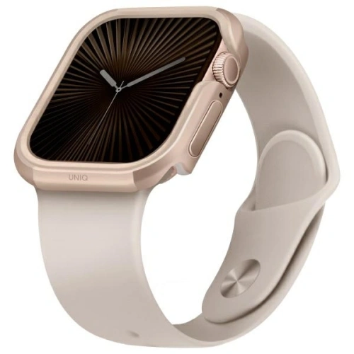 Etui UNIQ Valencia Apple Watch Series 46mm złoty/gold