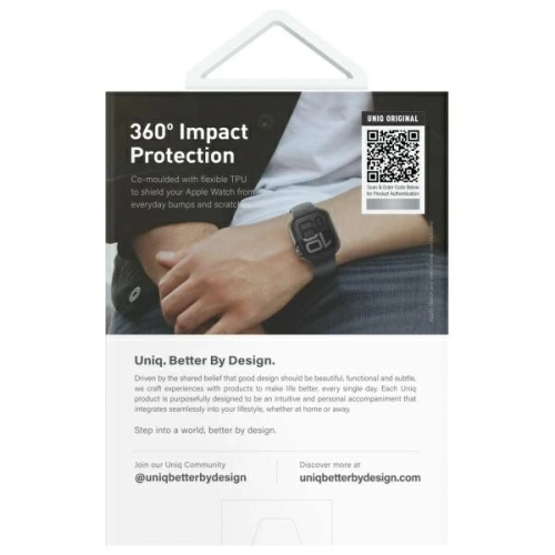 Etui UNIQ Valencia Apple Watch Series 46mm złoty/gold