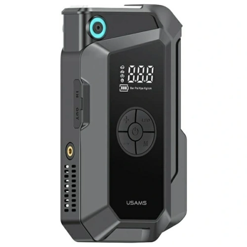 Jumpstarter Powerbank USAMS ZB287 8000mAh + wbudowana latarka czarny/black